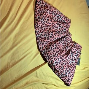 Skater Skirt. Colors: gray/pink/black. Brand New.